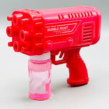 Electric Bazooka Colorful Bubble Gun